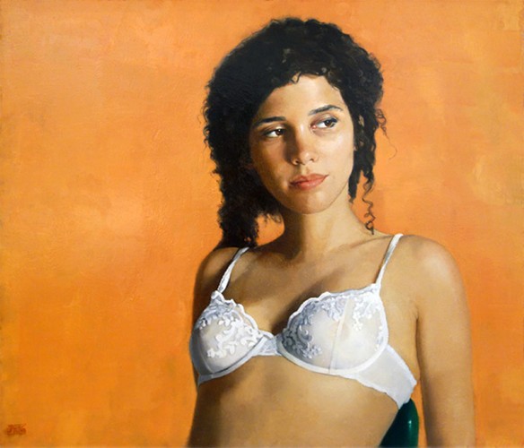 Sharon Sprung, Z, undated. Oil on panel, 24 x 28 in.