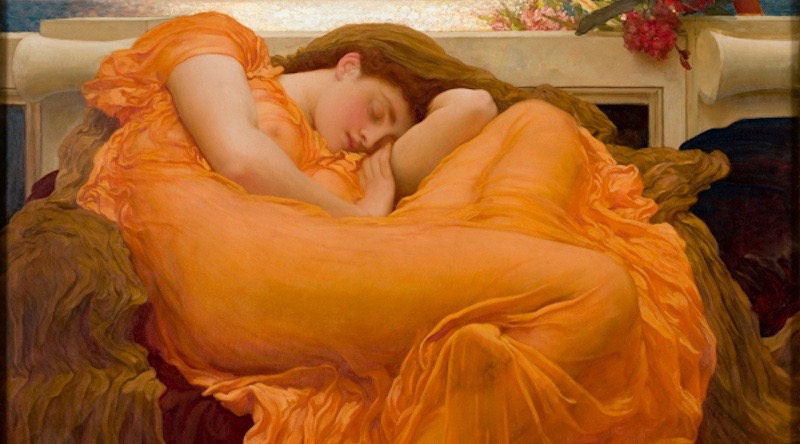 Leighton's Flaming June Frick Collection