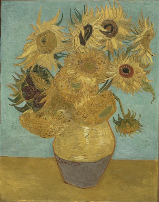 van gogh's sunflowers