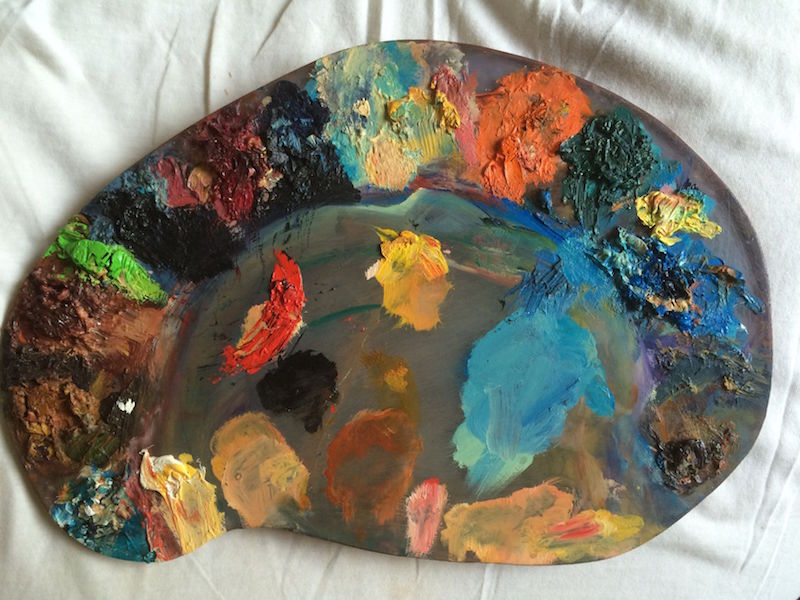 oil painting palette