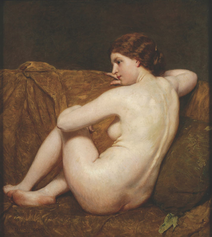 National Academy of Design Kenyon Cox, A Blonde, 1891. Oil on canvas, 41 x 36 in. National Academy Museum, New York 