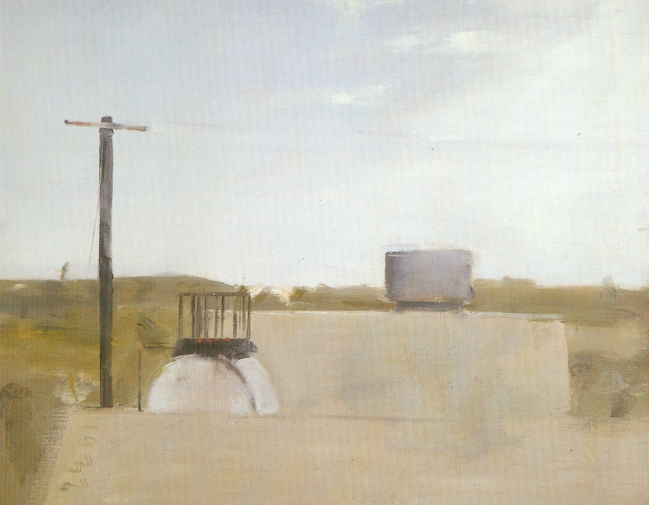 Edwin Dickinson's Painting "Gas Tank"