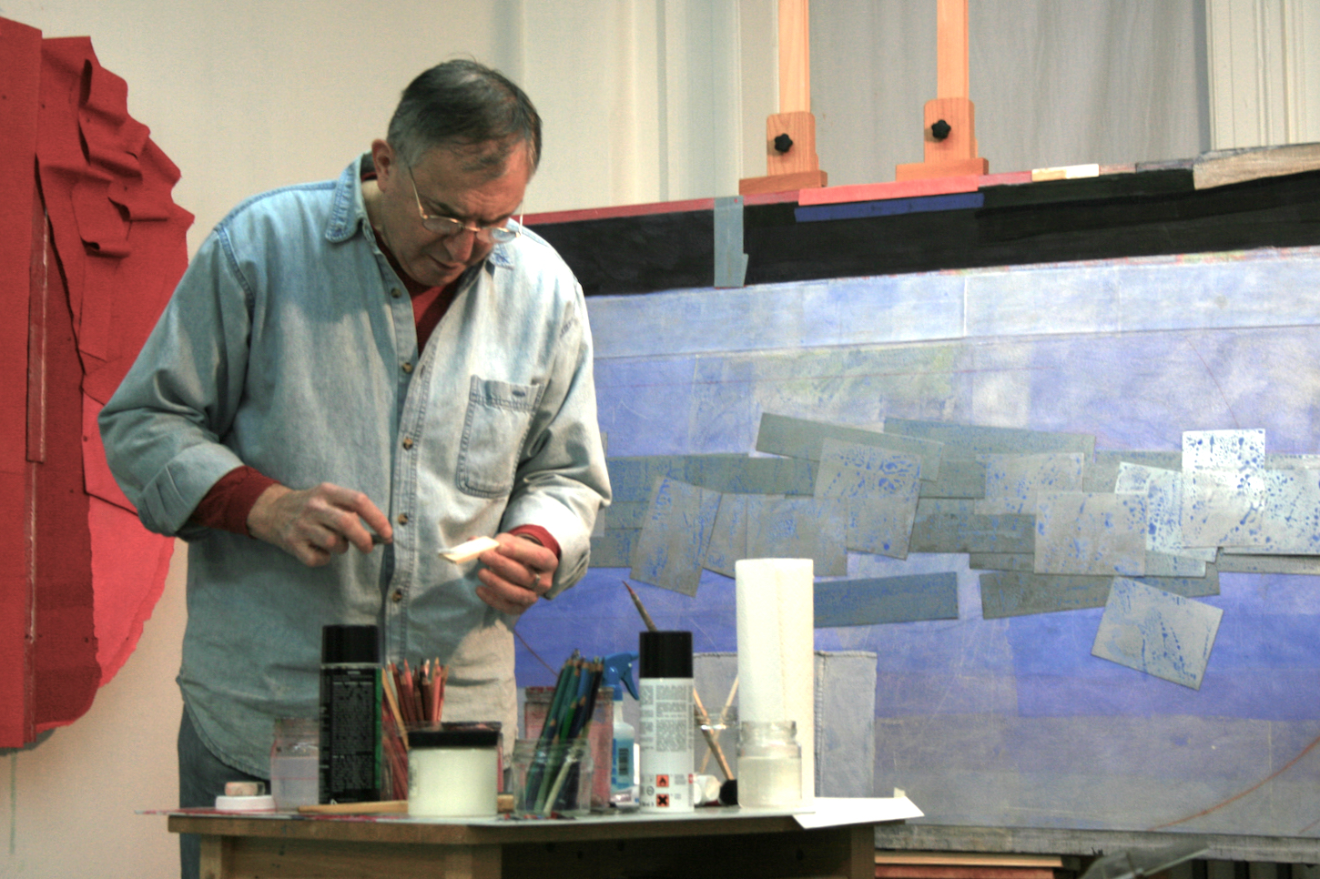  Bruce Dorfman in his studio