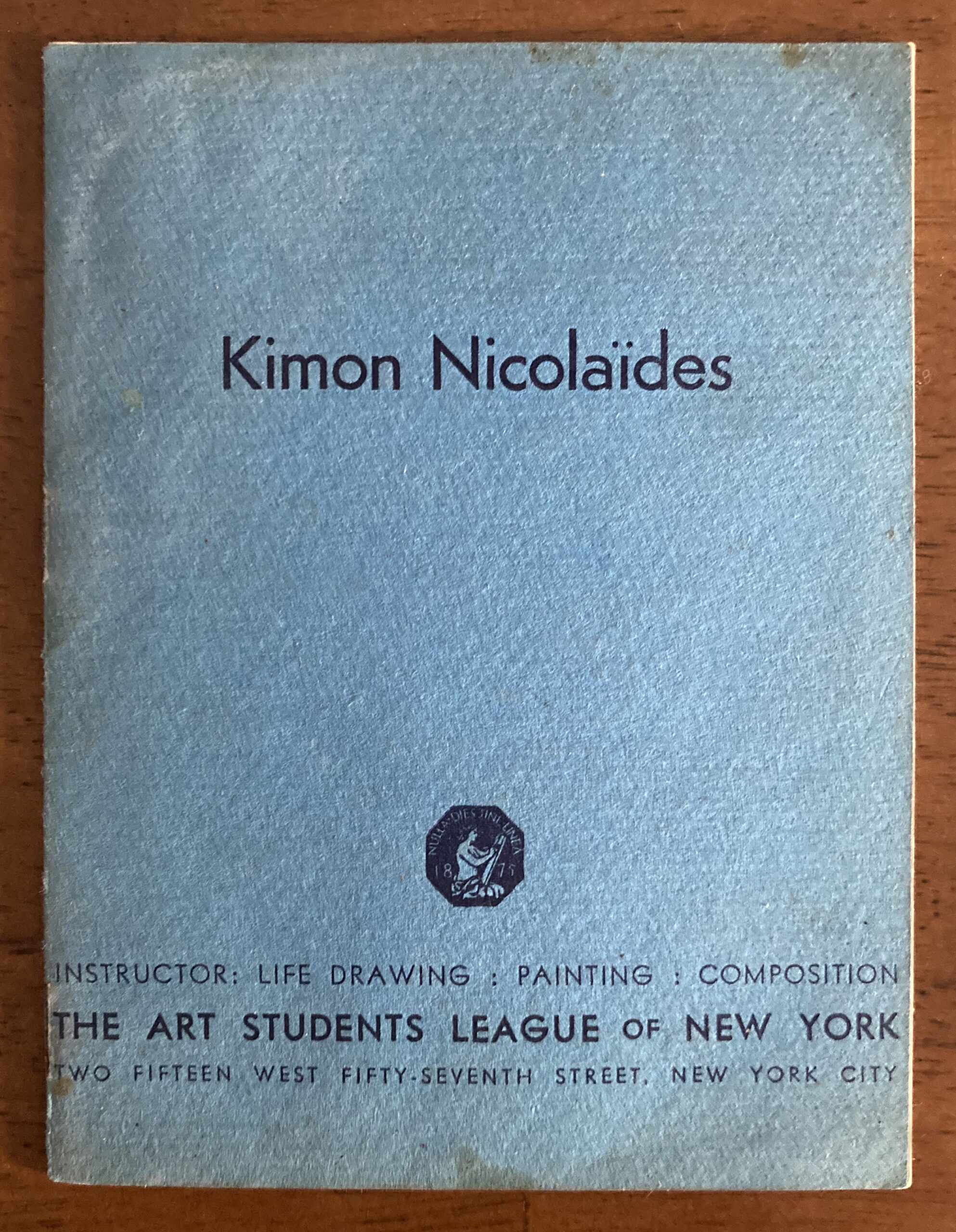 Kimon Nicolaides portrait