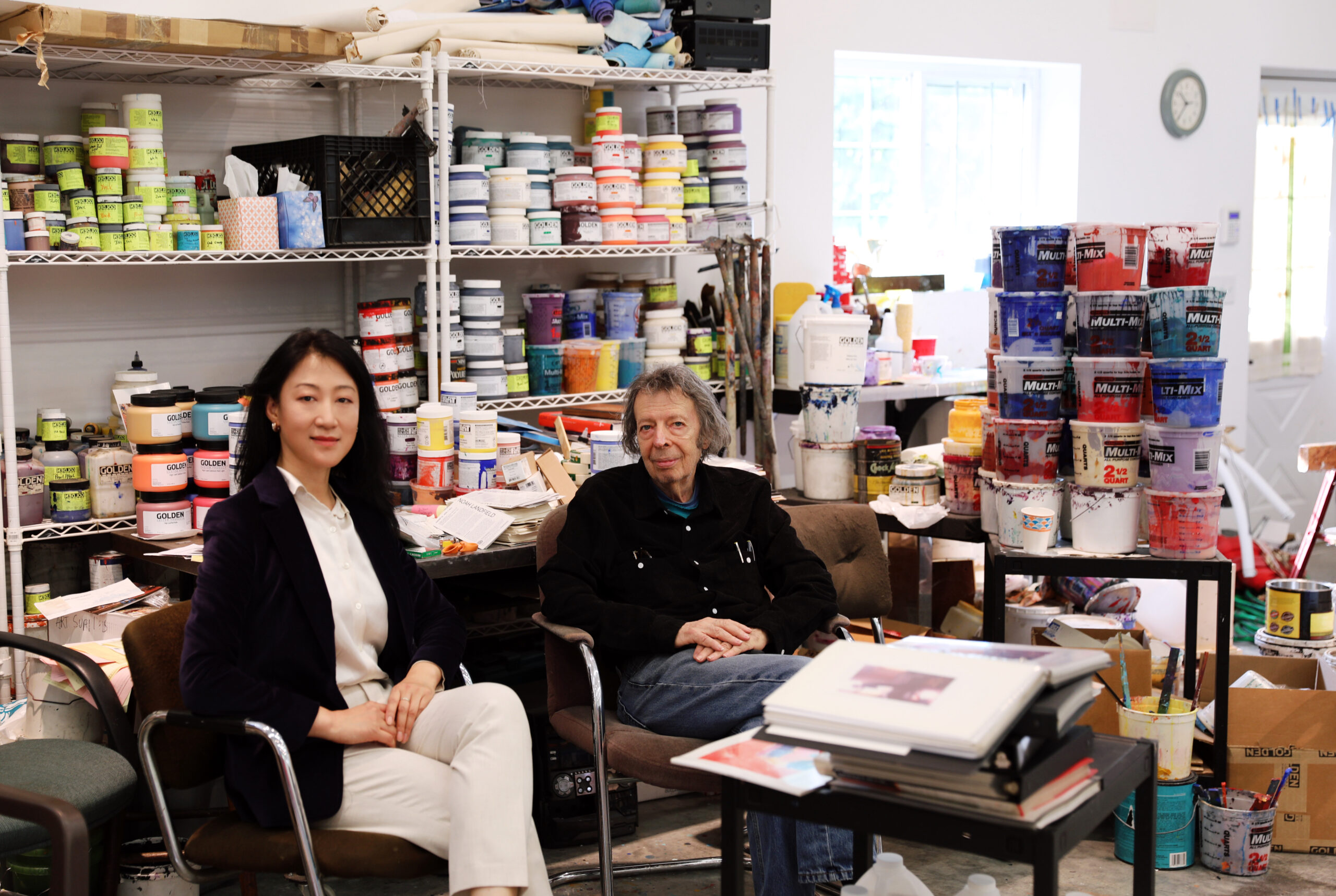 Ronnie Landfield studio